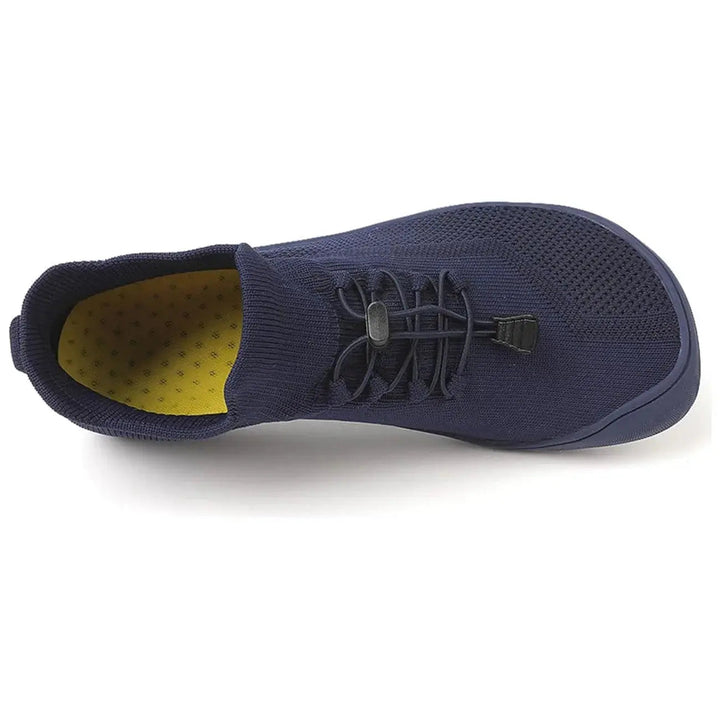 Fennja | Damen Barfuß Sneaker mit Schnellverschluss - Light Grey - Image 28