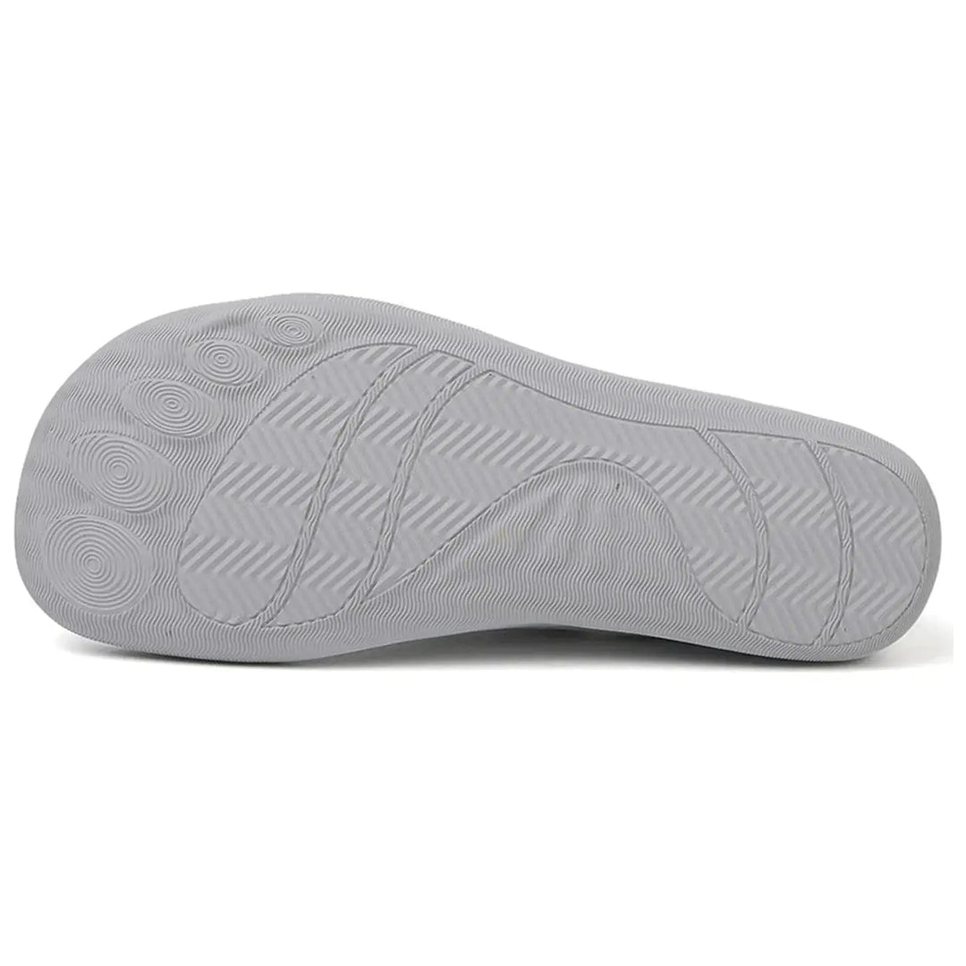 Fennja | Damen Barfuß Sneaker mit Schnellverschluss - Light Grey - Image 5