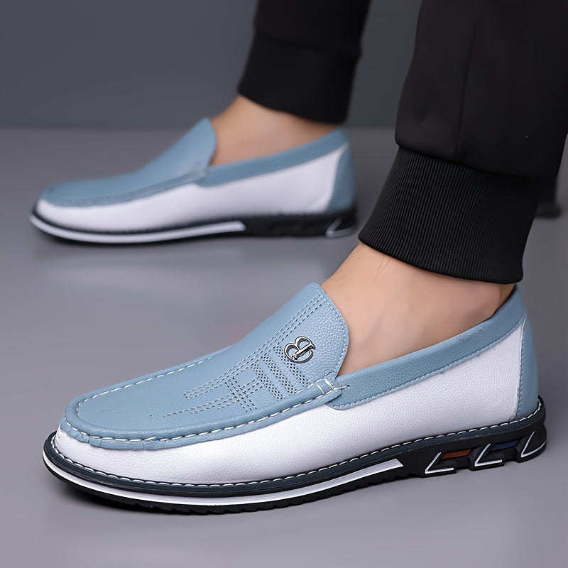 Fennold | Herren Loafer Slip-On Halbschuhe - Light Blue - Image 1