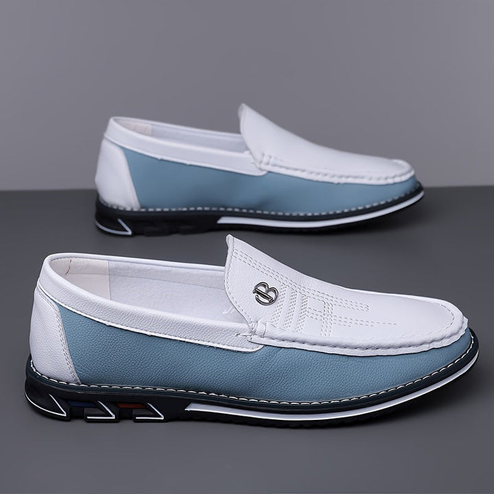 Fennold | Herren Loafer Slip-On Halbschuhe - Light Blue - Image 10