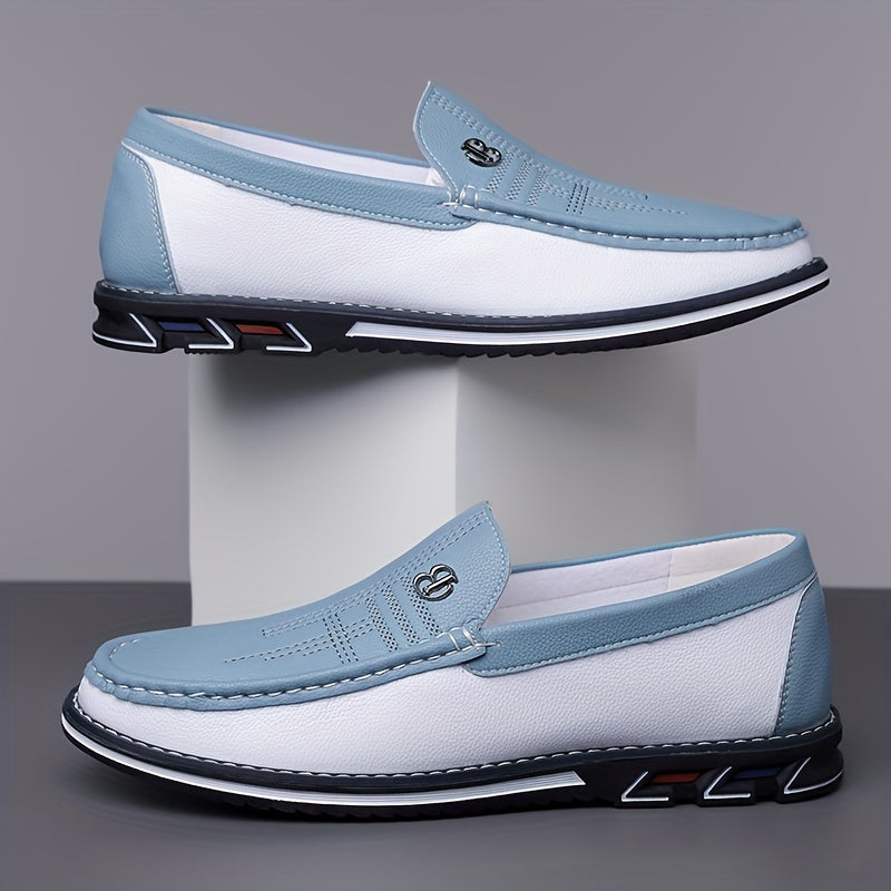 Fennold | Herren Loafer Slip-On Halbschuhe - Light Blue - Image 2