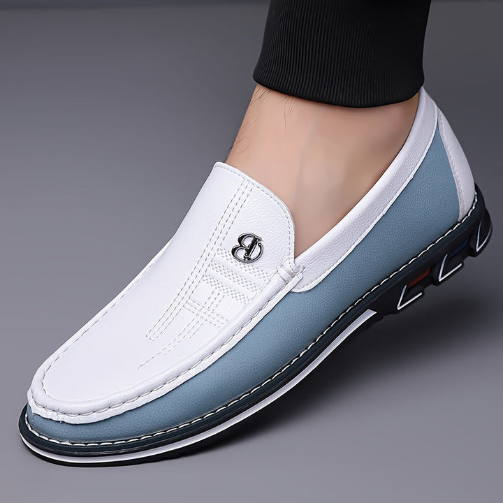Fennold | Herren Loafer Slip-On Halbschuhe - Light Blue - Image 3