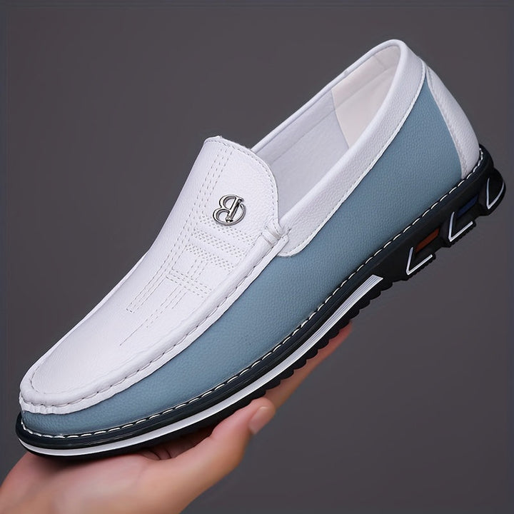 Fennold | Herren Loafer Slip-On Halbschuhe - Light Blue - Image 5