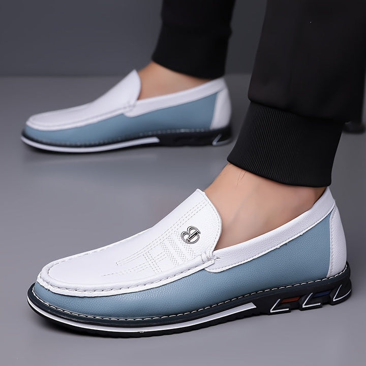 Fennold | Herren Loafer Slip-On Halbschuhe - Light Blue - Image 6