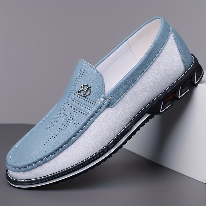 Fennold | Herren Loafer Slip-On Halbschuhe - Light Blue - Image 9
