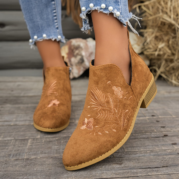 Fennrike | Damen Stiefeletten mit Stickerei - Image 11