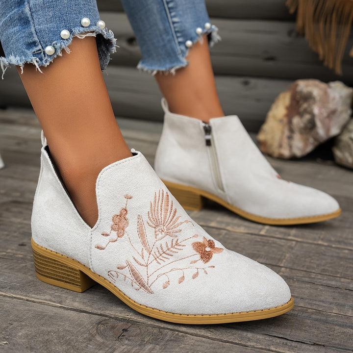 Fennrike | Damen Stiefeletten mit Stickerei - Image 16