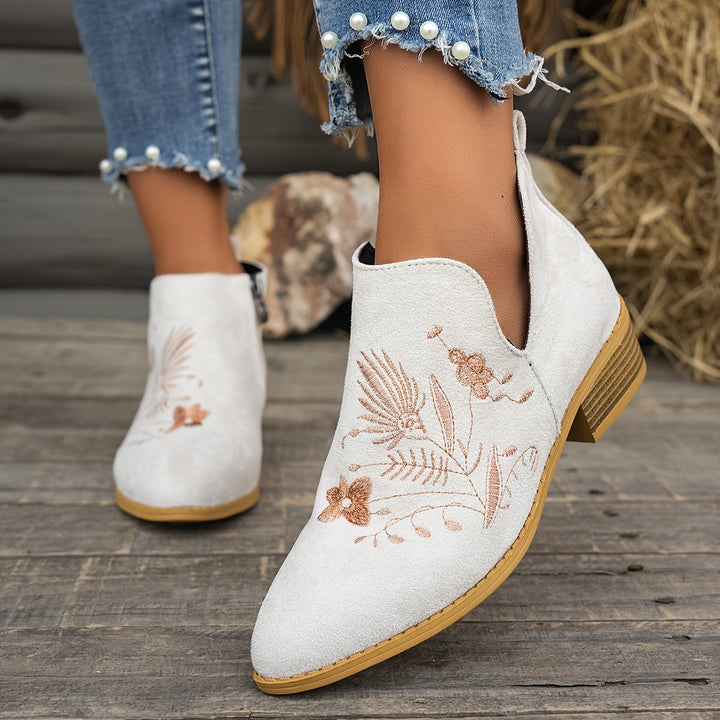Fennrike | Damen Stiefeletten mit Stickerei - Image 7