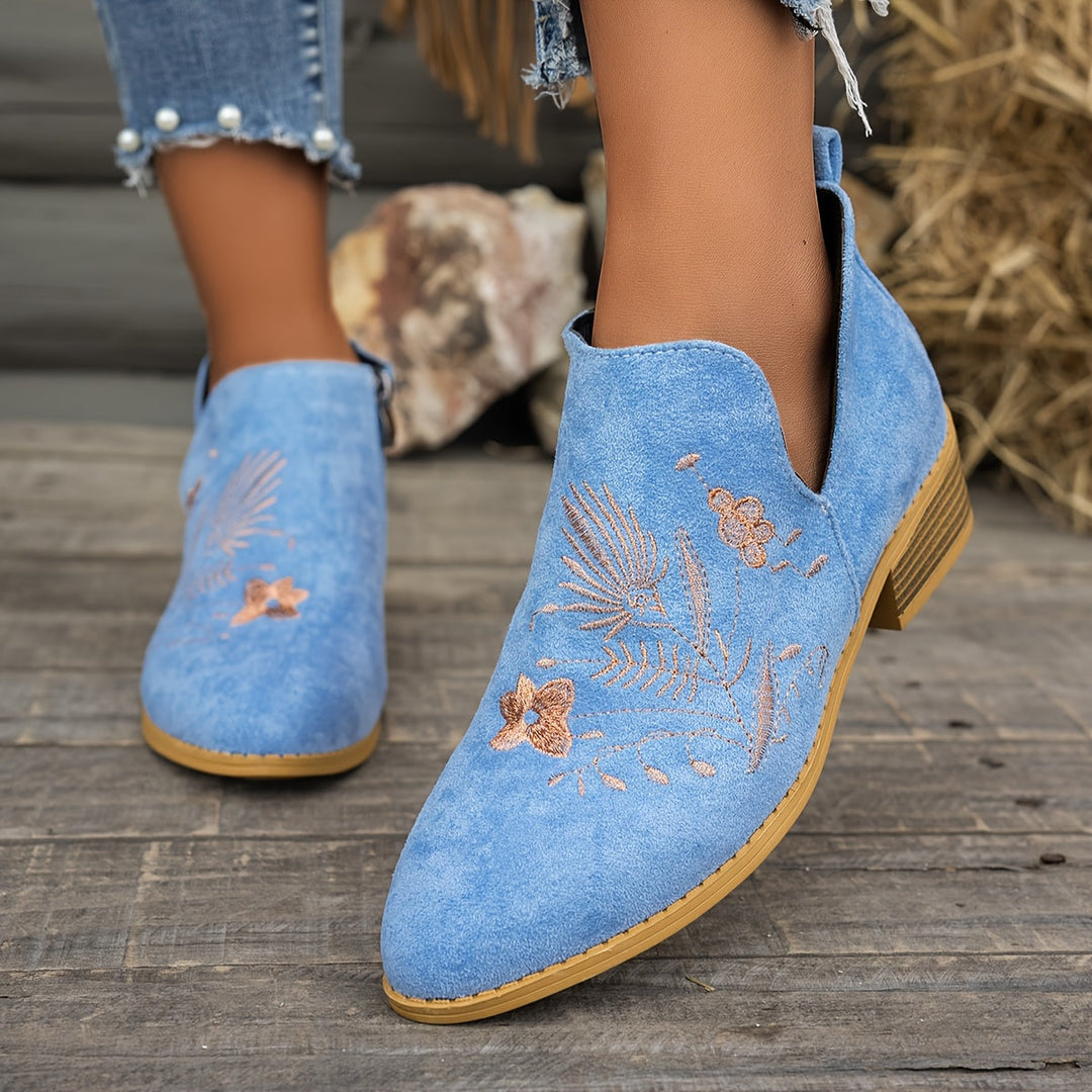 Fennrike | Damen Stiefeletten mit Stickerei - Image 9