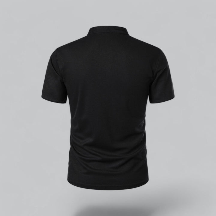 Fionn | Herren Poloshirt mit Stehkragen Kurzarm - Camel - Image 11