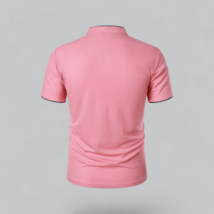 Fionn | Herren Poloshirt mit Stehkragen Kurzarm - Camel - Image 20