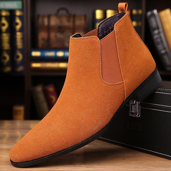 Florentin | Herren Chelsea Stiefeletten Wildleder - Camel - Image 1