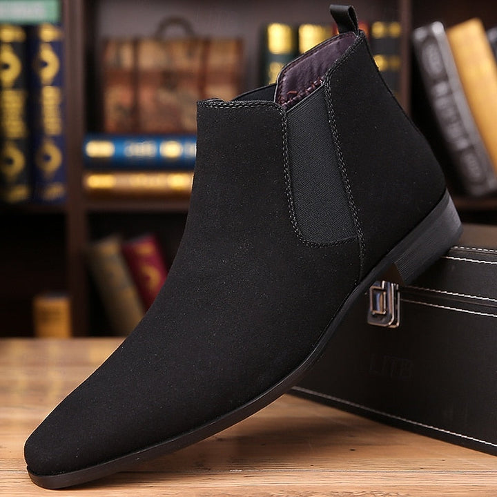Florentin | Herren Chelsea Stiefeletten Wildleder - Camel - Image 3