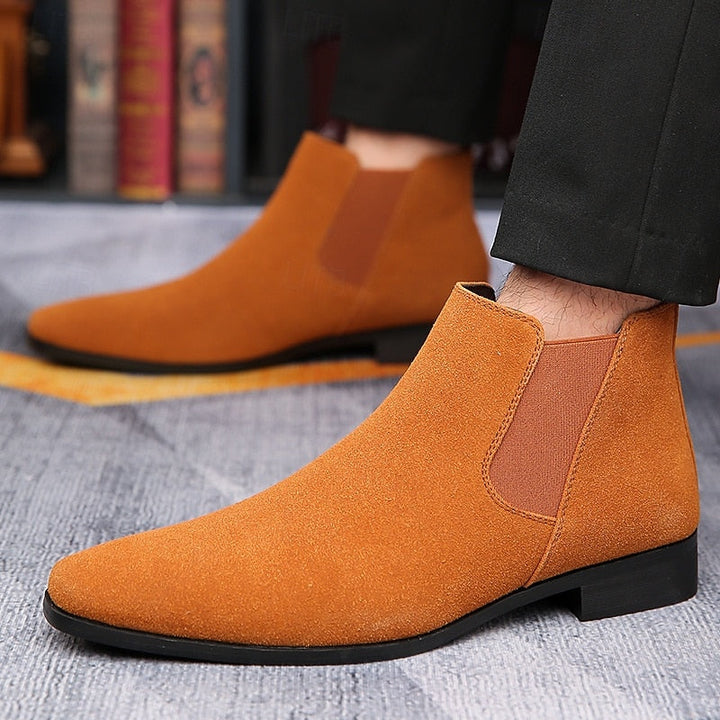 Florentin | Herren Chelsea Stiefeletten Wildleder - Camel - Image 6