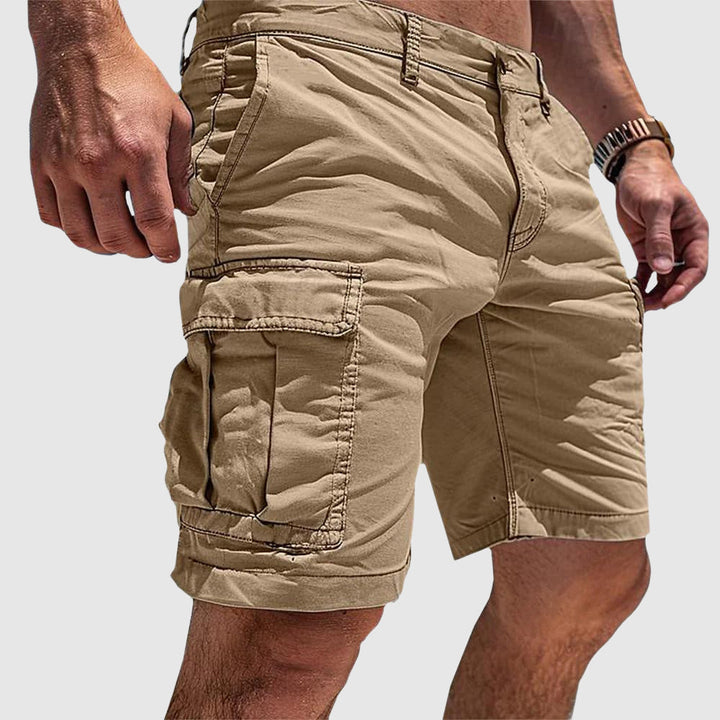 Florian | Herren Cargo Shorts mit praktischen Taschen - Black - Image 2
