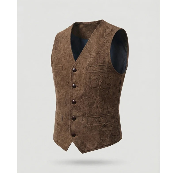Florian | Herren Trachtenweste mit Knöpfen - Blue - Image 8