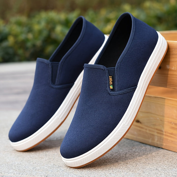 Felix | Herren Slip-On Loafer Atmungsaktiv Leicht Schwarz Navy