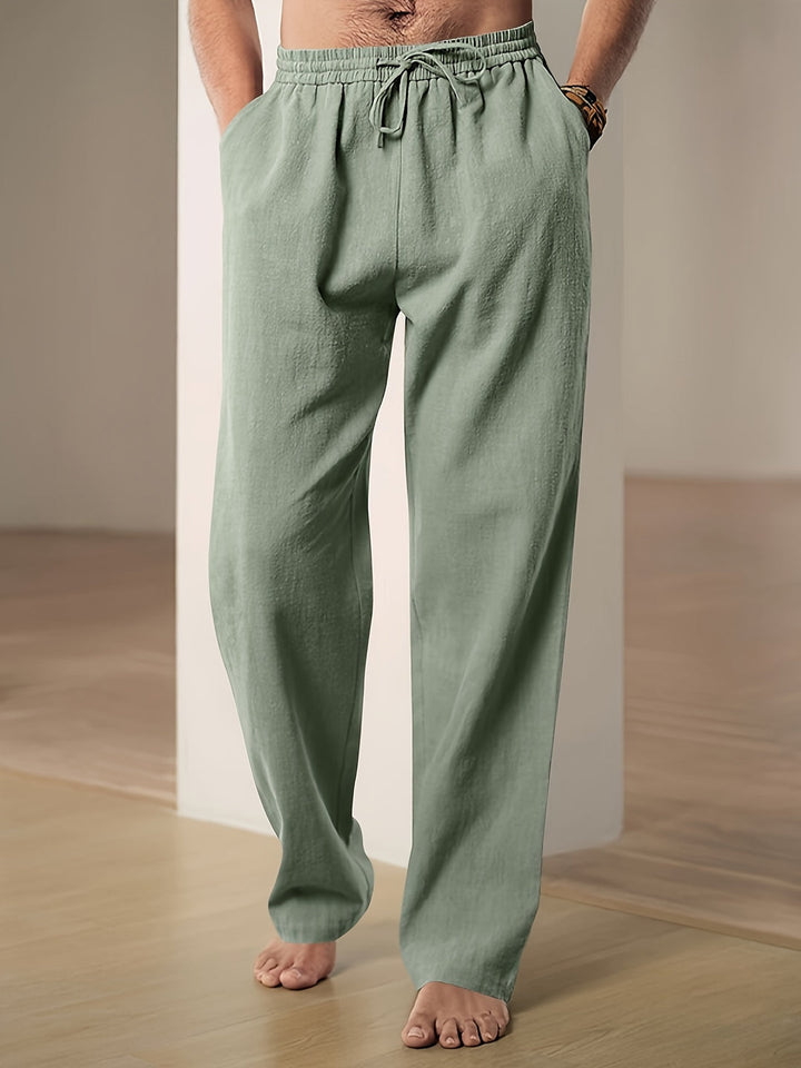 Paulo | Herren Freizeithose mit elastischem Tunnelzug Loose Fit