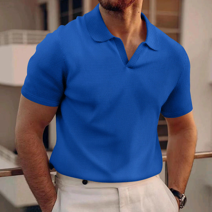 Elias | Herren Poloshirt Kurzarm Strukturiert Casual Sommer