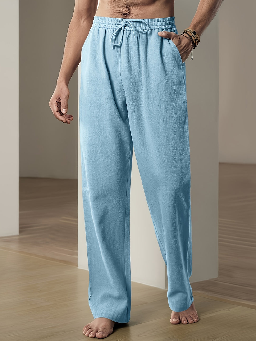 Paulo | Herren Freizeithose mit elastischem Tunnelzug Loose Fit