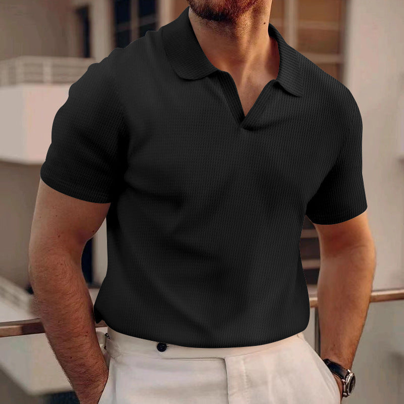 Elias | Herren Poloshirt Kurzarm Strukturiert Casual Sommer