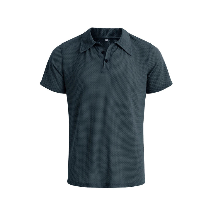 Kai | Herren Poloshirt Kurzarm Waffelstruktur Casual Klassisch