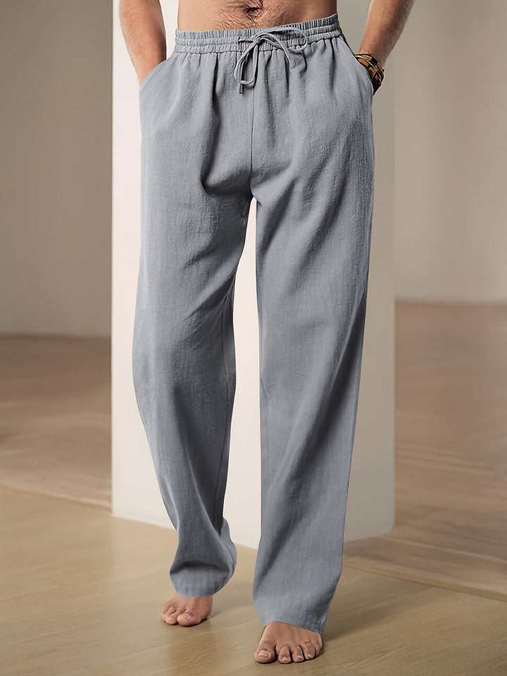 Paulo | Herren Freizeithose mit elastischem Tunnelzug Loose Fit
