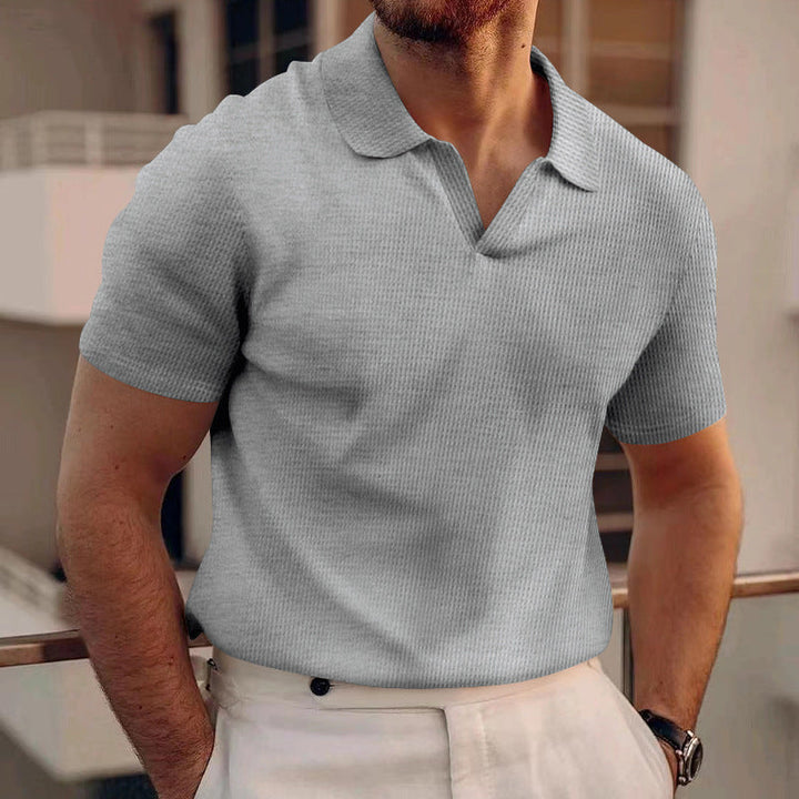 Elias | Herren Poloshirt Kurzarm Strukturiert Casual Sommer