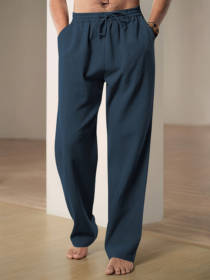 Paulo | Herren Freizeithose mit elastischem Tunnelzug Loose Fit