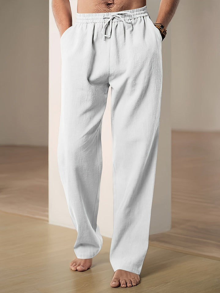Paulo | Herren Freizeithose mit elastischem Tunnelzug Loose Fit