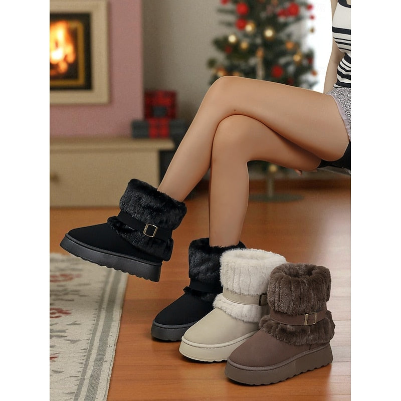 Freyke | Damen Wasserdichte Winterstiefel mit Fellrand - Image 1