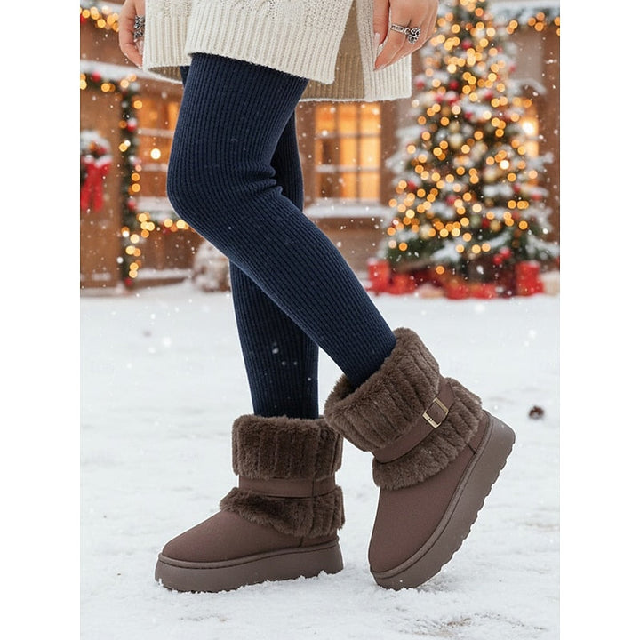 Freyke | Damen Wasserdichte Winterstiefel mit Fellrand - Image 2