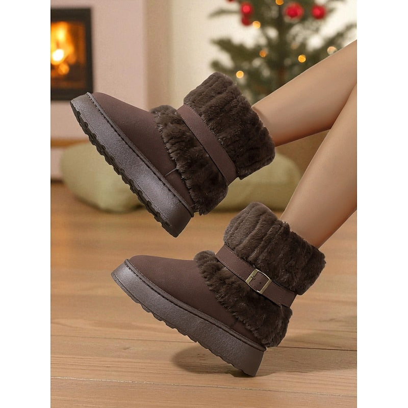 Freyke | Damen Wasserdichte Winterstiefel mit Fellrand - Image 4
