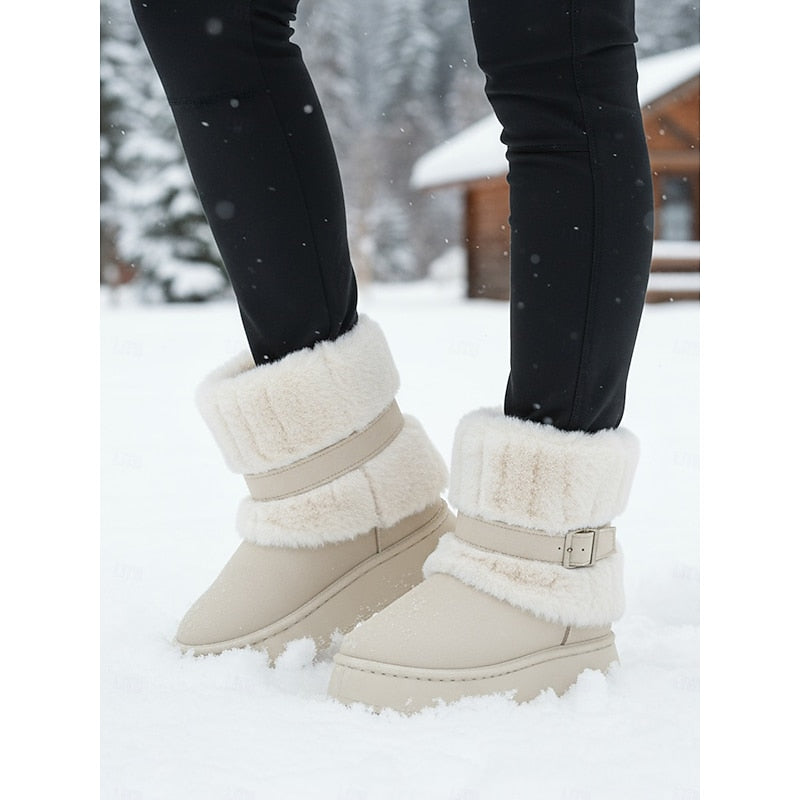 Freyke | Damen Wasserdichte Winterstiefel mit Fellrand - Image 7