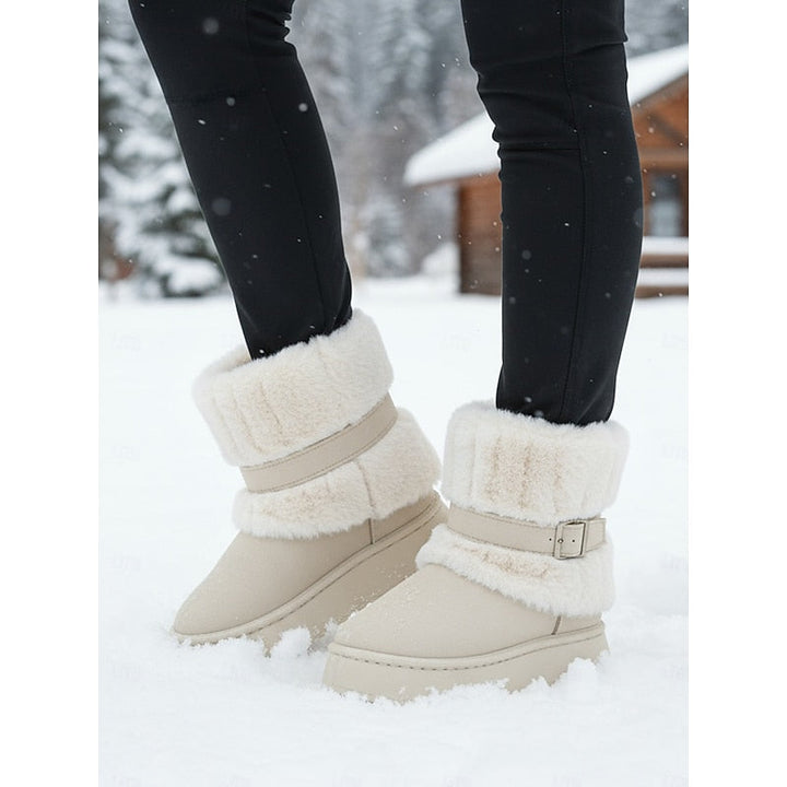 Freyke | Damen Wasserdichte Winterstiefel mit Fellrand - Image 7