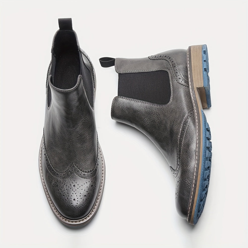 Fridolin | Herren Chelsea Boots Stiefelette Schwarz - Black - Image 12
