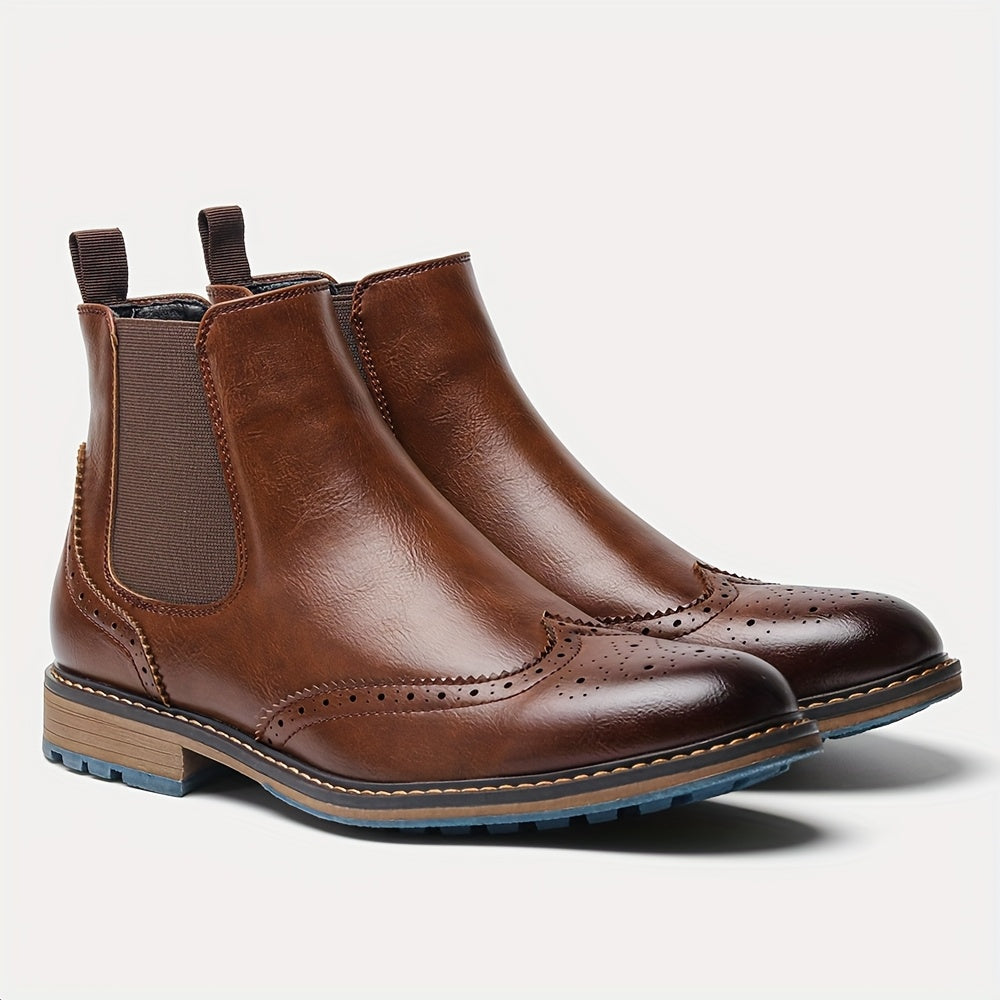 Fridolin | Herren Chelsea Boots Stiefelette Schwarz - Black - Image 5