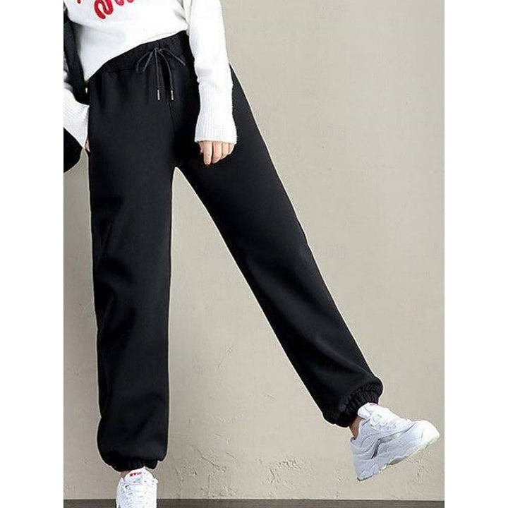 Gerdula | Damen Jogginghose Fleece warm Relaxed Fit - Pink - Image 3