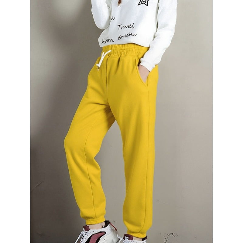 Gerdula | Damen Jogginghose Fleece warm Relaxed Fit - Pink - Image 8