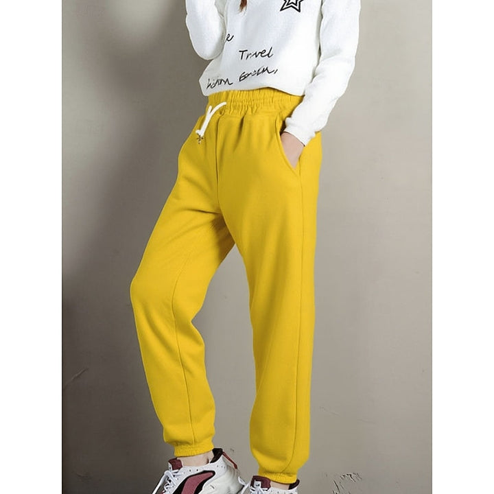 Gerdula | Damen Jogginghose Fleece warm Relaxed Fit - Pink - Image 8