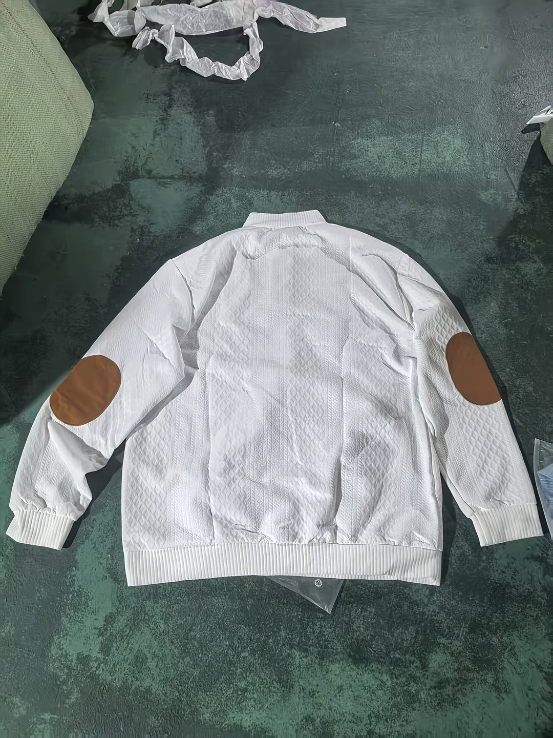 Gerlof | Herren Stehkragen Pullover Strukturstrick - Beige - Image 39