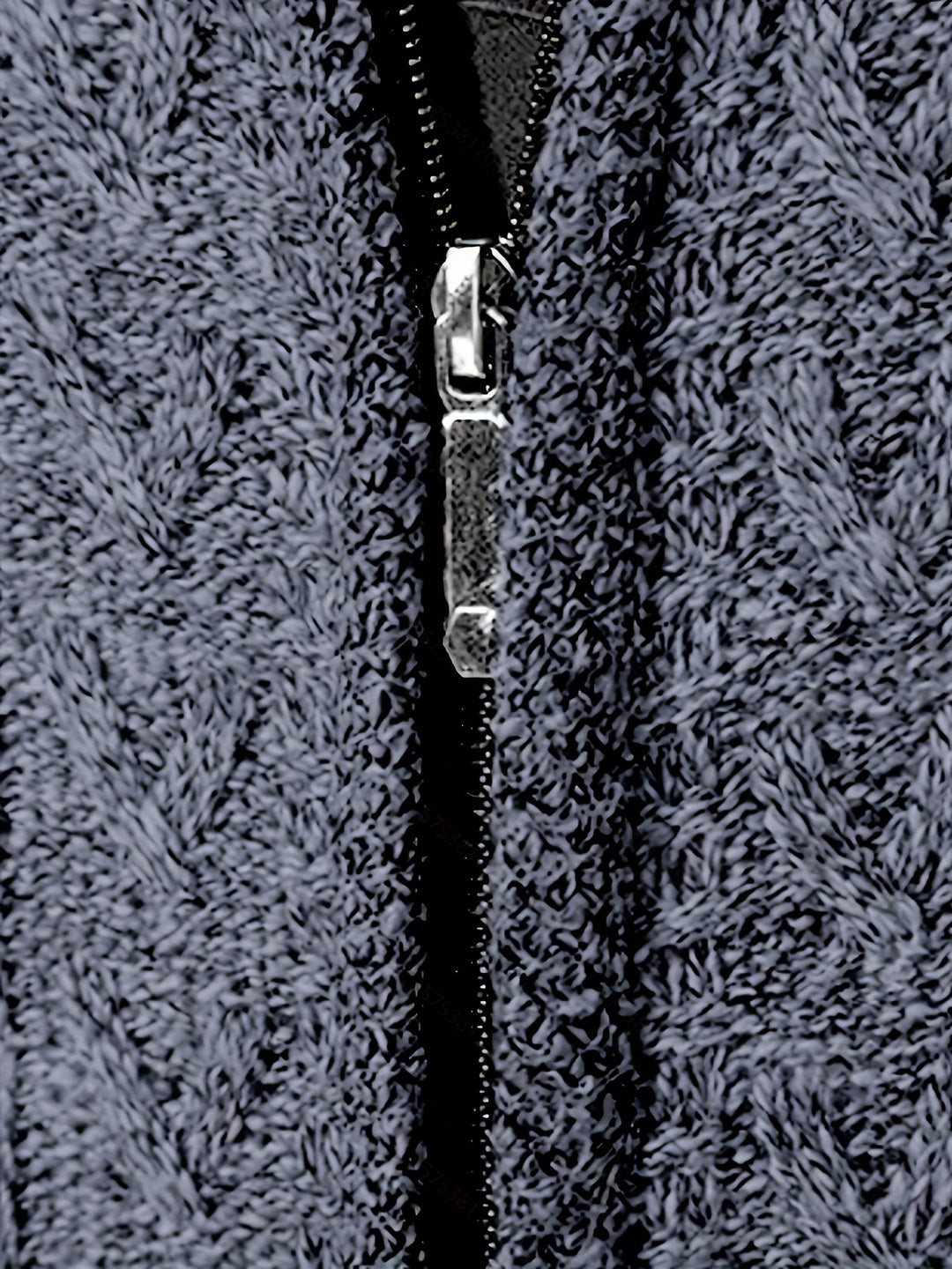 Gerold | Herren Strickjacke Reißverschluss Zopfmuster - Black - Image 28