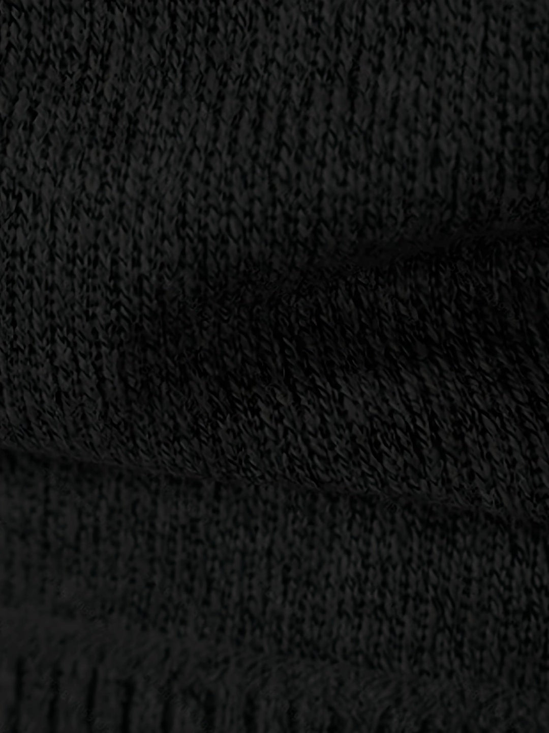 Gerold | Herren Strickjacke Reißverschluss Zopfmuster - Black - Image 4
