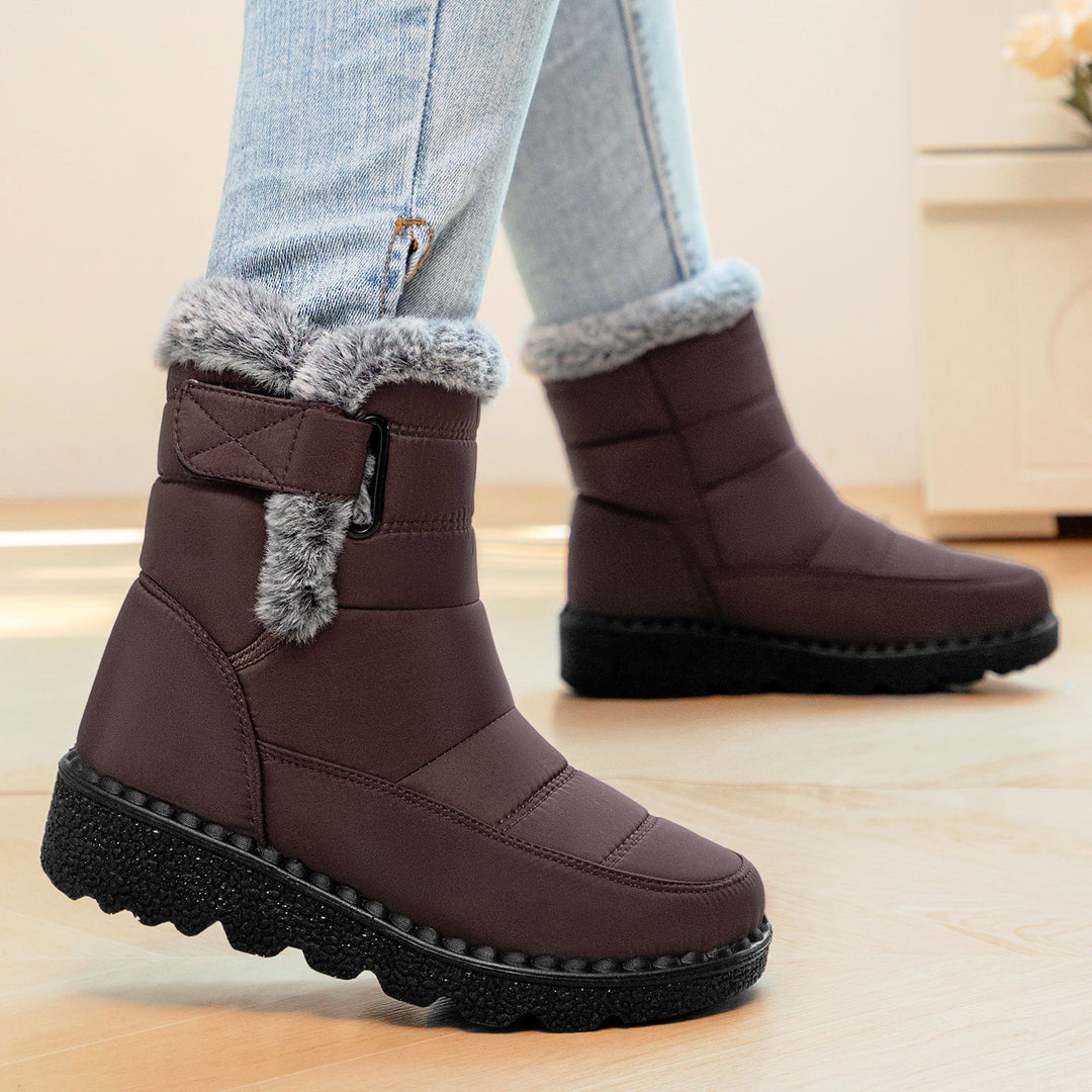 Grimara | Damen Winterstiefel Wasserdicht Warm - Navy - Image 4