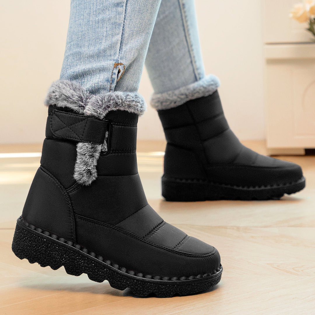 Grimara | Damen Winterstiefel Wasserdicht Warm - Navy - Image 5