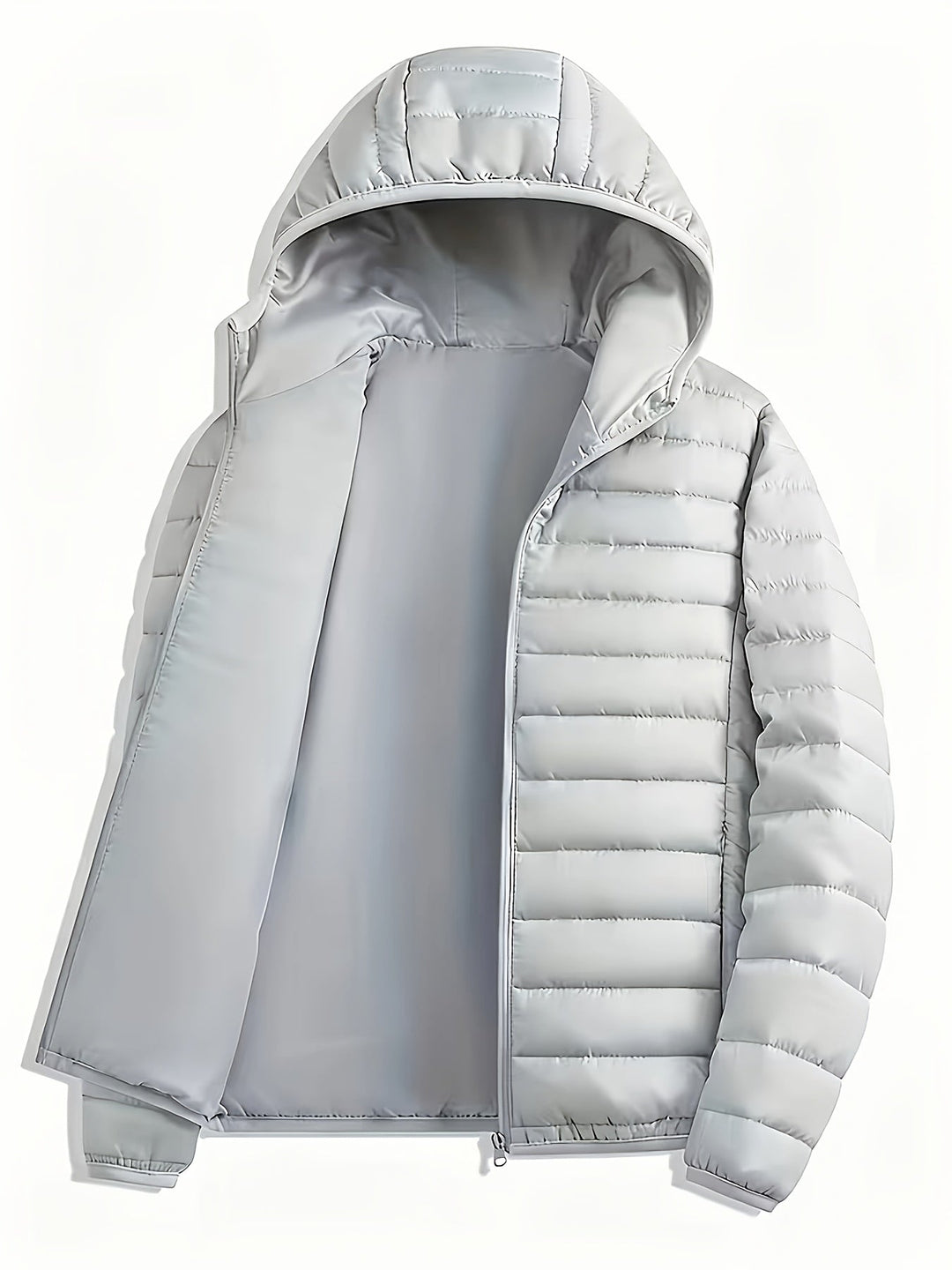 Grimbert | Herren Steppjacke mit Kapuze - Olive Green - Image 2