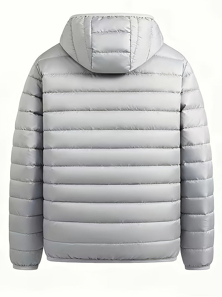Grimbert | Herren Steppjacke mit Kapuze - Olive Green - Image 5