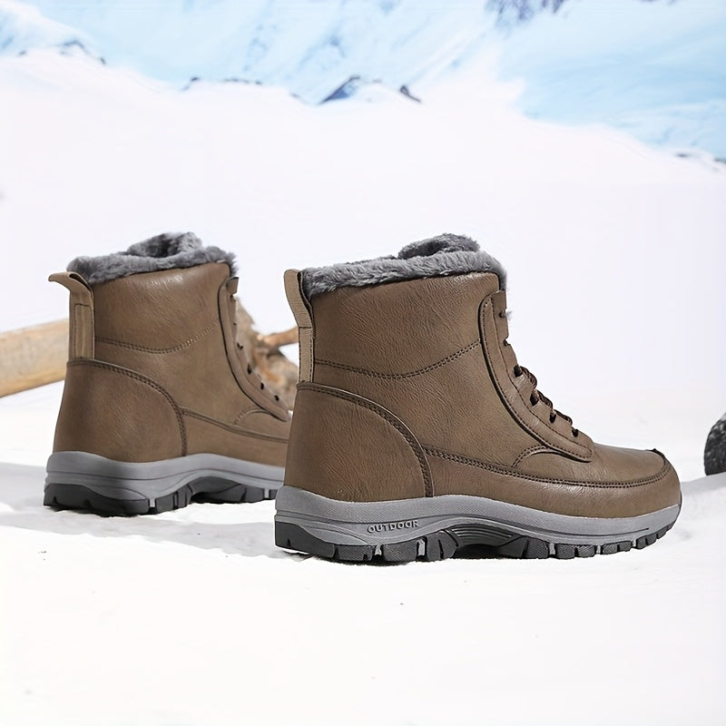 Grimhild | Damen Wasserdichte Winterstiefel Gefüttert - Black - Image 5