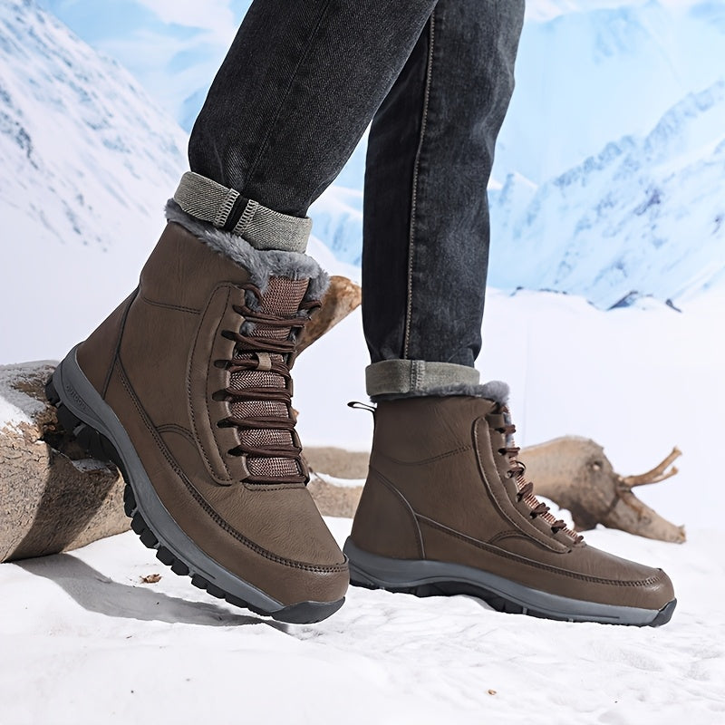 Grimhild | Damen Wasserdichte Winterstiefel Gefüttert - Black - Image 6