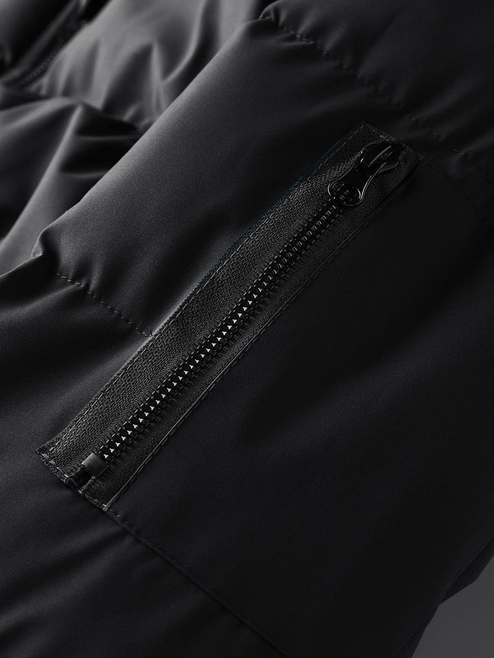 Grimold | Herren Steppjacke mit Kapuze Winterjacke - Black - Image 6